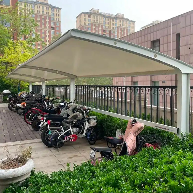 兰西县膜结构电动车棚